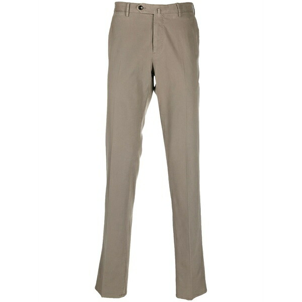 PTトリノ メンズ 心地好いズボン下 ボトムス Mid-rise slim-cut chinos Neutrals