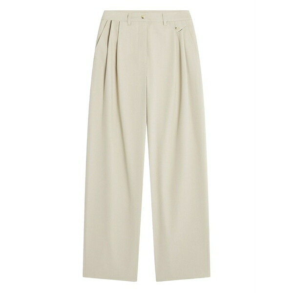 棲み家 稲荷 レディース 心地好いズボン下 ボトムス Pleated-pocket trousers Neutrals