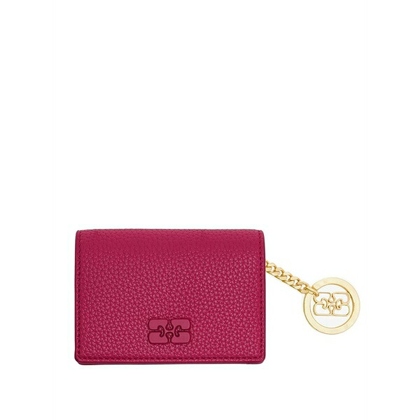 ガニー レディース 紙入れ 付属品 Bou flap card holder Pink