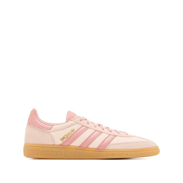 アディダス メンズ スニーカー シューズ Handball spezial suede three-stripe trainers Pink