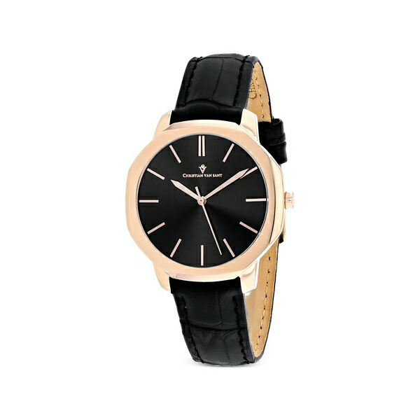 クリスチャンバンサント レディース ウォッチ 佩び物 Octave slim 37粍 quartz watch Black