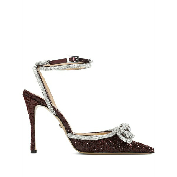 マッハ アンド マッハ レディース パンプス シューズ 110粍 double bow crystal-embellished pumps Red