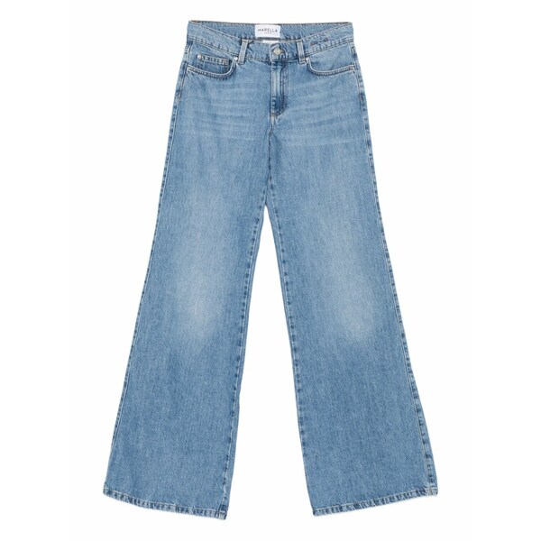 マレーラ レディース ジーンズズボン下 ボトムス Wide-leg jeans Blue