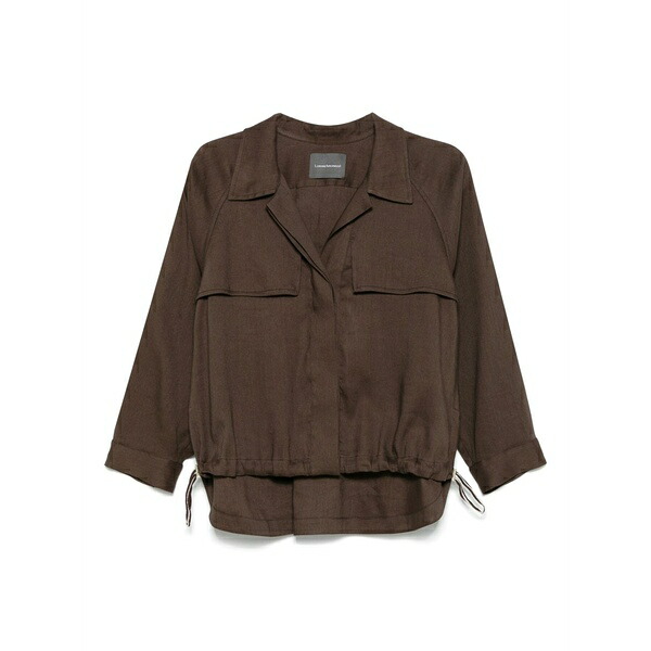 ロレーナアントニアッツィ レディース 上衣＆上衣 アウター Twill shirt jacket Brown