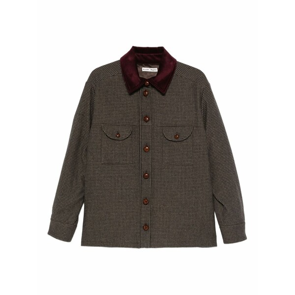 ブレイズ ミラノ レディース 上衣＆上衣 アウター Buttoned corduroy-collar jacket Brown