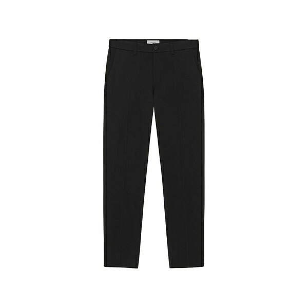 レ ドゥ メンズ 心地よいズボン下 ボトムス Como pressed-crease trousers Black