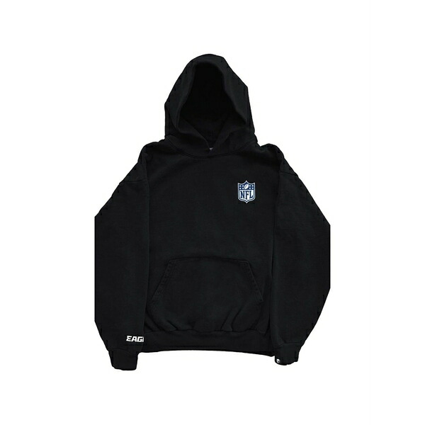 ウォーレンロータス メンズ パーカー・スウェットシャツ アウター Eagles logo-patch hoodie Black
