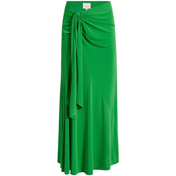 サンクアセプト レディース スカート ボトムス Sheila knotted long skirt Green｜asty 80,190円