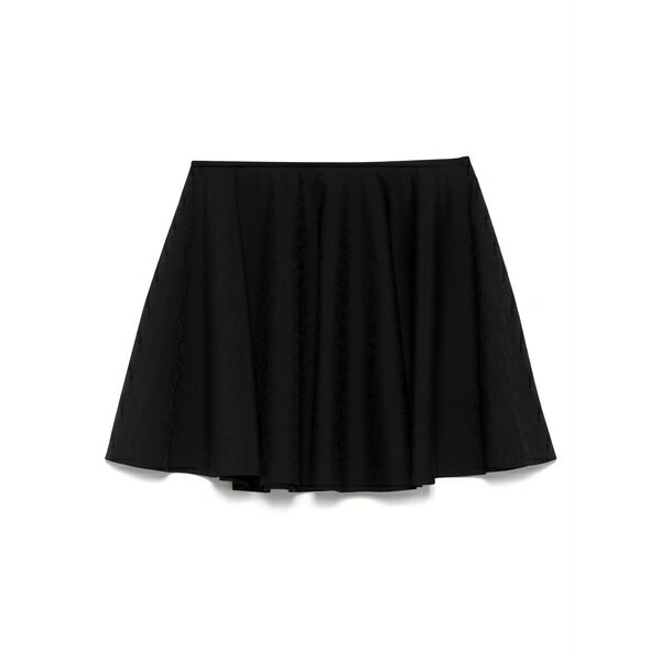 ジバンシー レディース スコート ボトムス Logo-jacquard mini skirt Black