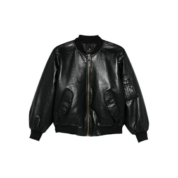 アニービン レディース 上衣＆上衣 アウター Leon zip pocket jacket Black