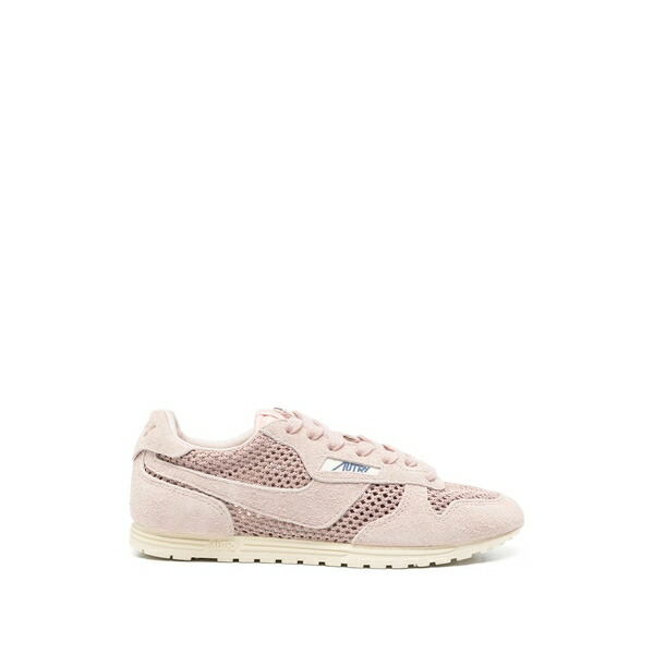 オートリー レディース スニーカー シューズ Mesh leather sneakers Pink｜asty