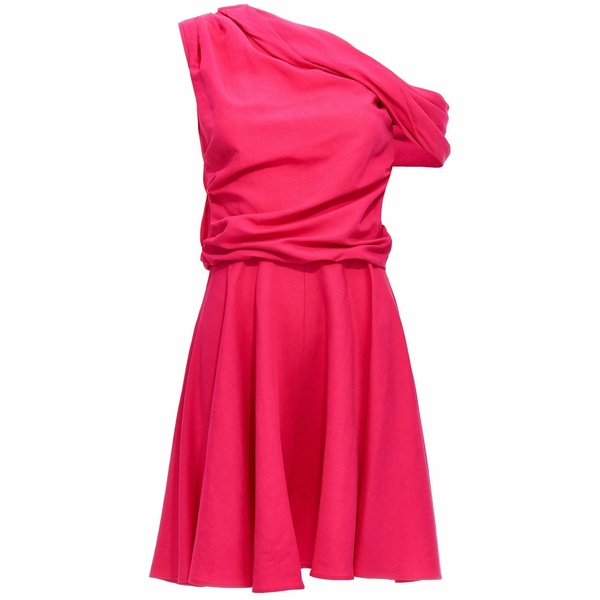 ロシャス レディース 衣裳 トップス Draped mini dress Pink