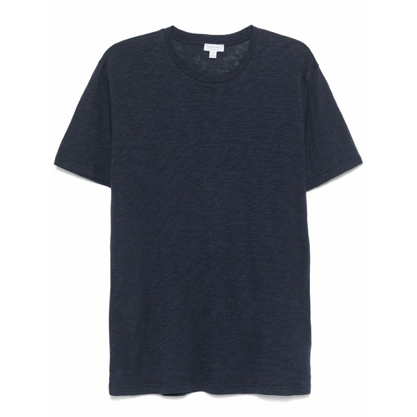 サンスペル メンズ ティーシャツ トップス Slub t-shirt Blue