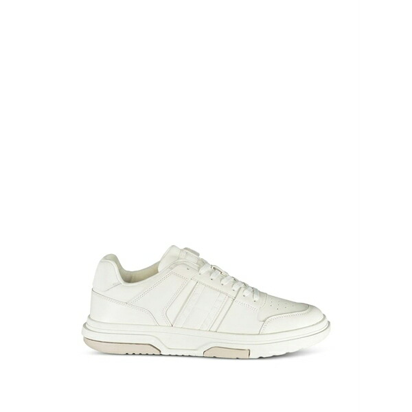 トミー ヒルフィガー メンズ スニーカー シューズ Lace-up fastening sneakers White