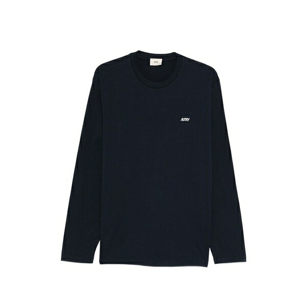 オートリー メンズ ティーシャツ トップス Long-sleeve t-shirt Blue