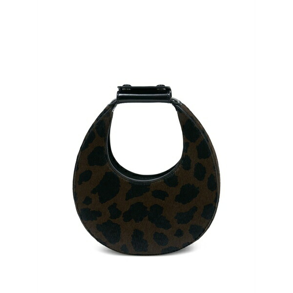ステゥド レディース ハンドバック 御徒面子 Mini goodnight moon tote bag Brown