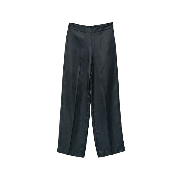 リビアナコンティ レディース 心地よいズボン下 ボトムス Pressed-crease wide-leg trousers Blue