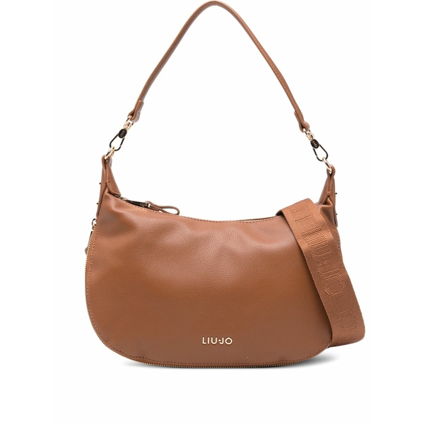 リュージョー レディース ショルダーバッグ バッグ Zipped shoulder bag Brown|asty