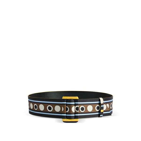 ラ・ダブル・ジェイ レディース ベルト アクセサリー Medium belt (6 cm) placee' Black｜asty 47,800円