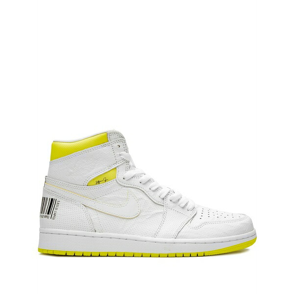 ジョーダン メンズ スニーカー シューズ Air jordan 1 "first class flight white" sneakers White｜asty