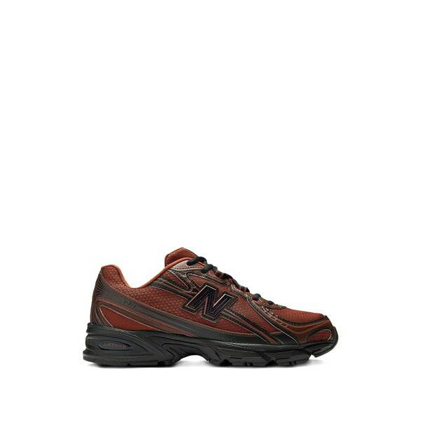 ニュー平衡にする メンズ スニーカー シューズ 740 logo-detail sneakers Brown
