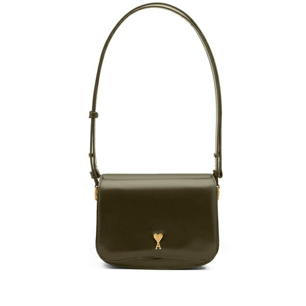 意中の女 メンズ ショルダーバッグ 御徒面子 Paris paris shoulder bag Green