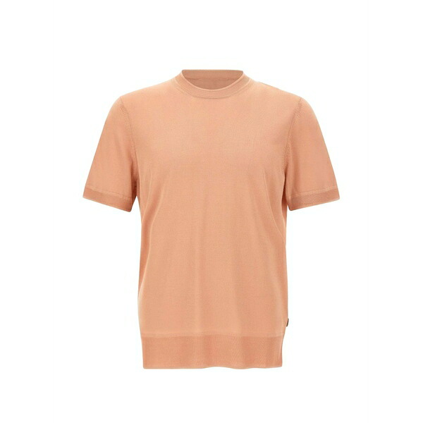 主任者 メンズ ティーシャツ トップス L-nottano silk sweater Orange