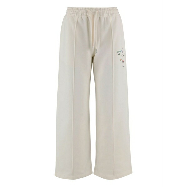 カサブランカ レディース 心地よいズボン下 ボトムス Logo-detail track pants Neutrals