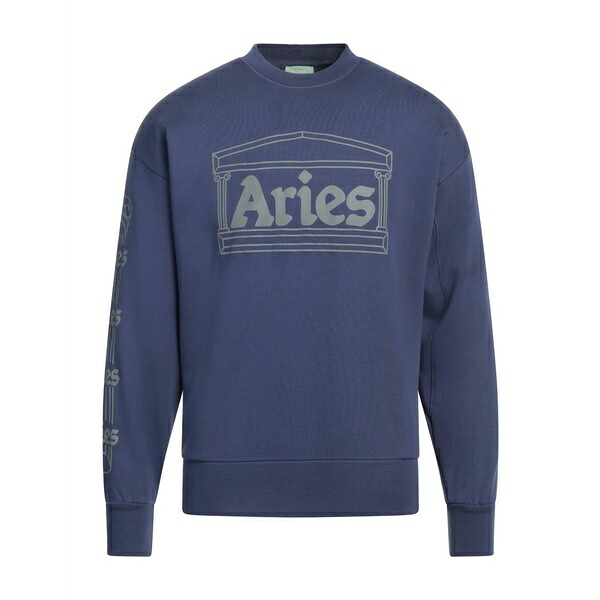【送料無料】 アリーズ メンズ パーカー・スウェットシャツ アウター Sweatshirts Blue｜asty