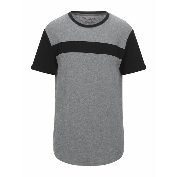 【送料無料】 ゲス メンズ Tシャツ トップス T-shirts Grey|asty