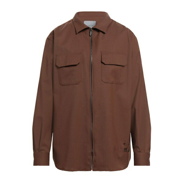 【送料無料】 ガレパリ メンズ シャツ トップス Shirts Brown