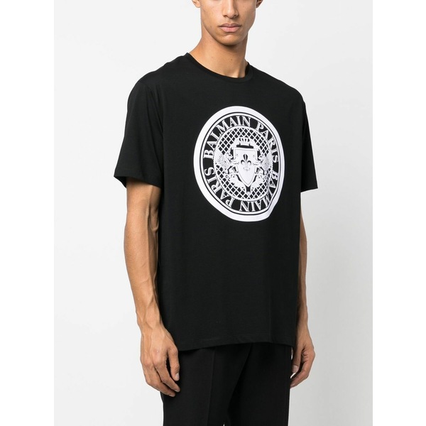 週末限定タイムセール》 バルマン メンズ Tシャツ トップス ロゴ ilam.org