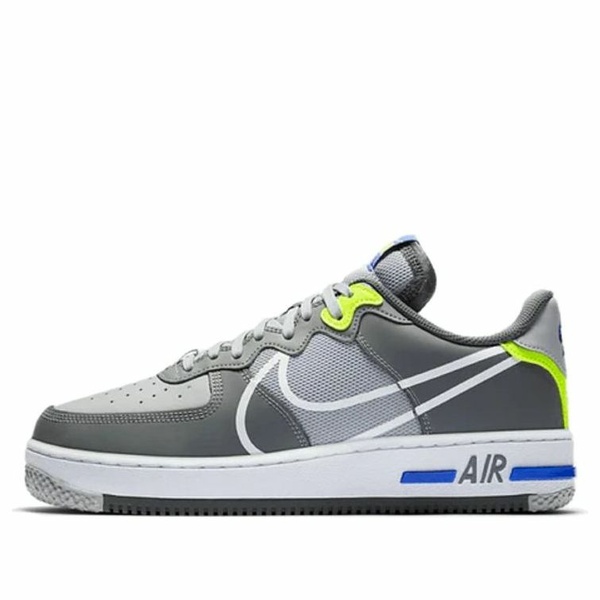 Nike ナイキ メンズ スニーカー  【Nike Air Force 1 React \u0027Wolf Grey\u0027 CD4366-002】  大いさ US_8(26.0糎)