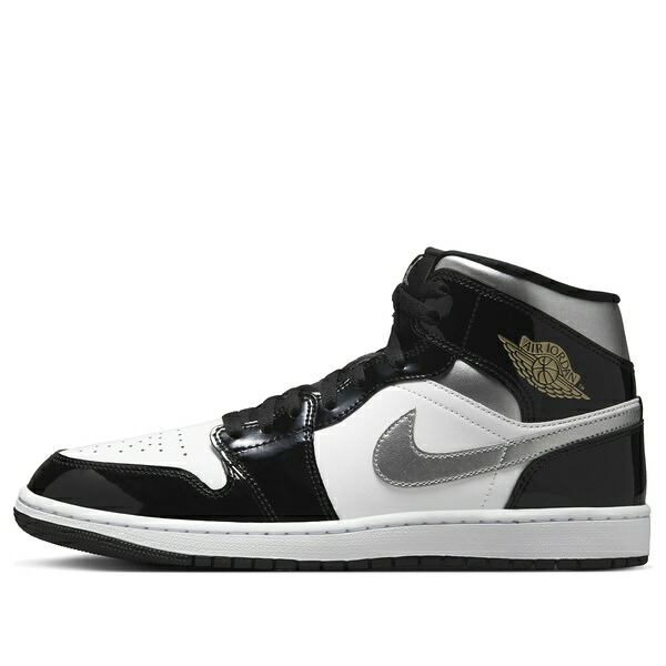 Jordan ジョーダン メンズ スニーカー 【Air Jordan 1 Mid 'Black Patent' HV0789-010】 サイズ US_M_17|asty