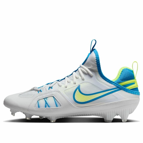 Nike ナイキ メンズ スニーカー  【Nike Huarache 9 Varsity LAX SE \u0027White Volt Vivid Blue\u0027 FZ3620-100】  大きさ US_10.5(28.5糎)