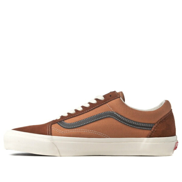 Vans バンズ メンズ スニーカー  【Vans Vault OG Old Skool LX \u0027Brown White\u0027 VN0A38FWVZ1】  大きさ US_6.5(24.5糎)