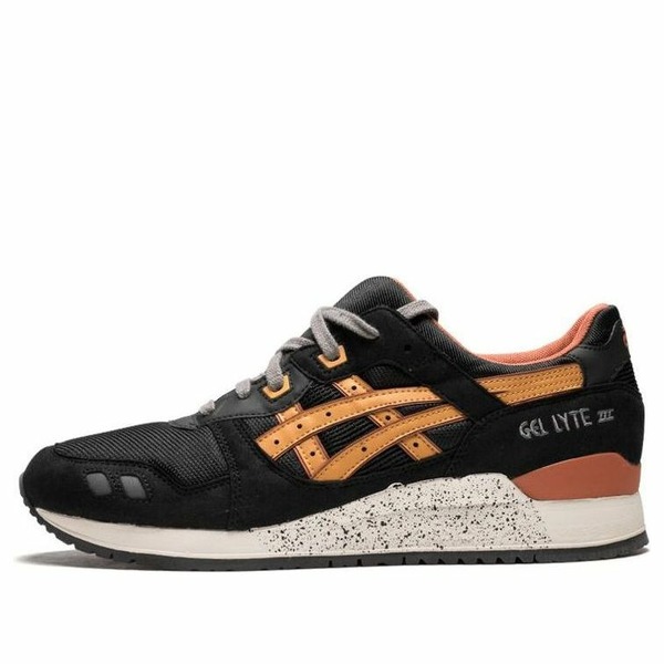 ASICS アシックス メンズ スニーカー  【ASICS Gel-Lyte 3 \u0027Black Gold\u0027 H307N-9071】  大きさ US_12(30.0糎)