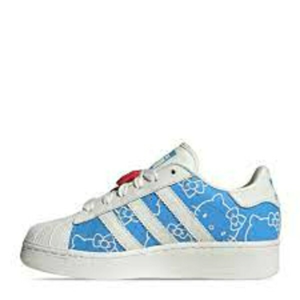 adidas アディダス レディース スニーカー  【(WMNS) adidas x Hello Kitty  Superstar XLG \u0027Blue White\u0027 IG4477】  大きさ US_W_11