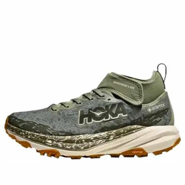 HOKA ONE ONE ホカオネオネ メンズ スニーカー 【HOKA ONE ONE Speedgoat 6 Mid Gore-Tex \u0027Sea Moss Oat Milk\u0027 1155152-SMLK】  大きさ US_8(26.0糎)
