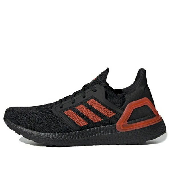 adidas アディダス メンズ スニーカー 【adidas Ultraboost 20 'Black Solar Red' EG0698】 サイズ US_9.5(27.5cm)｜asty