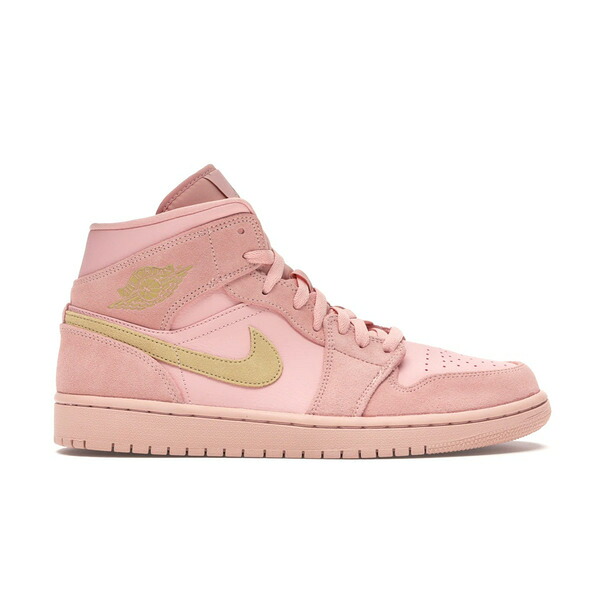 Jordan ジョーダン メンズ スニーカー 【Jordan 1 Mid Coral Gold】 サイズ US_8(26.0cm) Coral Stardust/Club Gold-Coral Stardust|asty