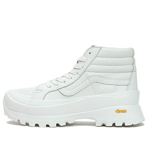 Vans バンズ メンズ スニーカー 【Virbram x Vans SK8-Hi LX Wear-resistant Non-Slip Casual Skateboarding Shoes White VN0A5HZWW00】 サイズ US_8.5(26.5cm)｜asty