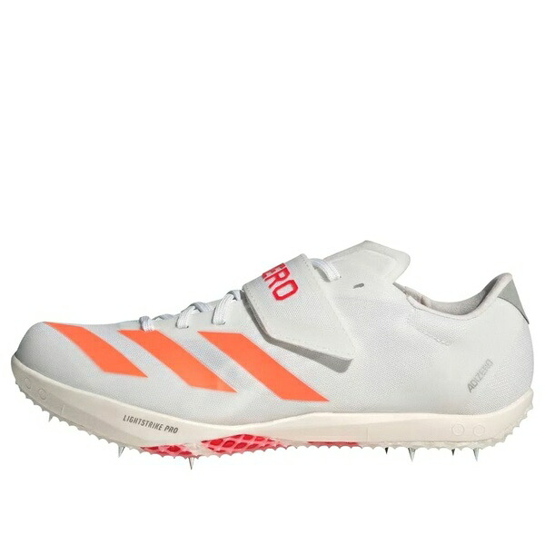 adidas アディダス メンズ スニーカー 【adidas Adizero High Jump 'White Lucid Orange' JQ0811】 サイズ US_12.5(30.5cm)|asty