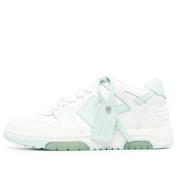 Off-White オフホワイト メンズ スニーカー 【Off-White Out Of Office Low-Top Sneakers 'White Teal' OMIA189C99LEA0040151】 サイズ US_11(29.0cm)|asty
