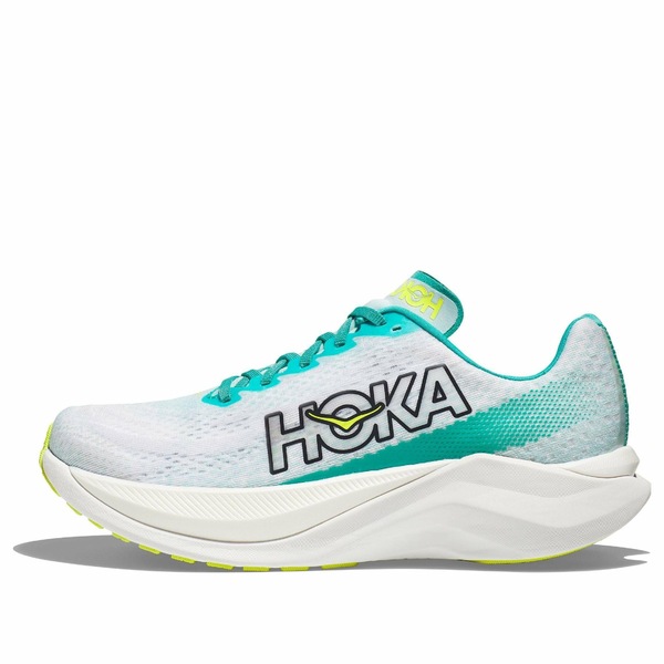 HOKA ONE ONE ホカオネオネ メンズ スニーカー 【HOKA ONE ONE Mach X 'White Blue Glass' 1141450-WBGL】 サイズ US_11.5(29.5cm)|asty