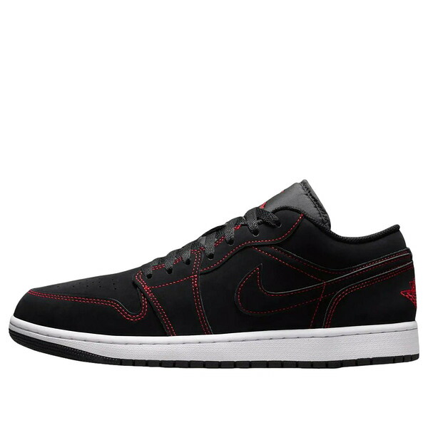 Jordan ジョーダン メンズ スニーカー 【Air Jordan 1 Low 'Bloodline' 553558-076】 サイズ US_8.5(26.5cm)｜asty