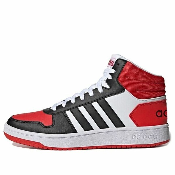 adidas アディダス メンズ スニーカー 【adidas Hoops 2.0 Mid 'Black Red' FV2730】 サイズ US_7.5(25.5cm)|asty