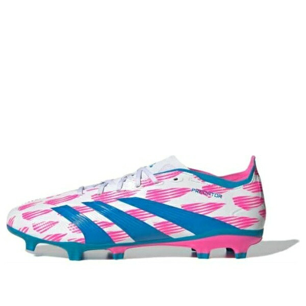 adidas アディダス メンズ スニーカー 【adidas Predator League FG 'Cloud White Solar Blue Solar Pink' IG6262】 サイズ US_7.5(25.5cm)｜asty