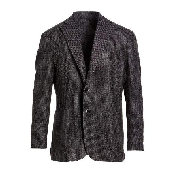 【送料無料】 ルイジ・ビアンキ・マントヴァ メンズ ジャケット&ブルゾン アウター Blazers Black|asty