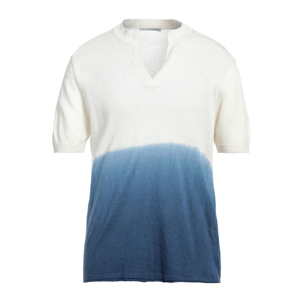 【貨物輸送無料】 ダニエレ アレッサンドリー二 メンズ 編み物\u0026プルオーバー アウター Sweaters Blue